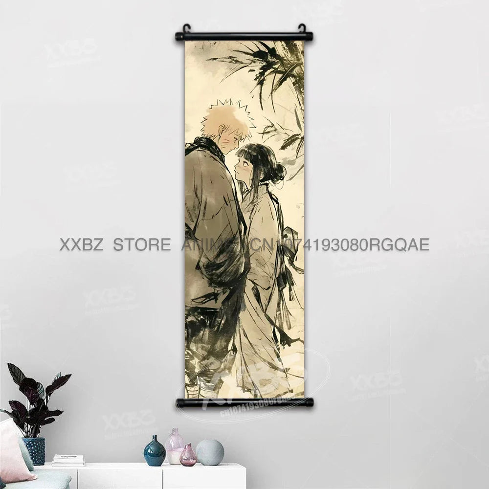 Hyuga Hinata &amp; Uchiha Itachi Anime Canvas Wall Art for Home Decoration