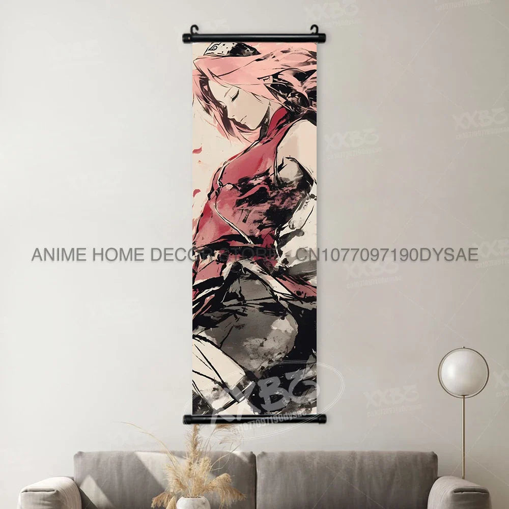 Naruto Anime Posters – Stunning Wall Art Featuring Sakura, Ino, and Hinata