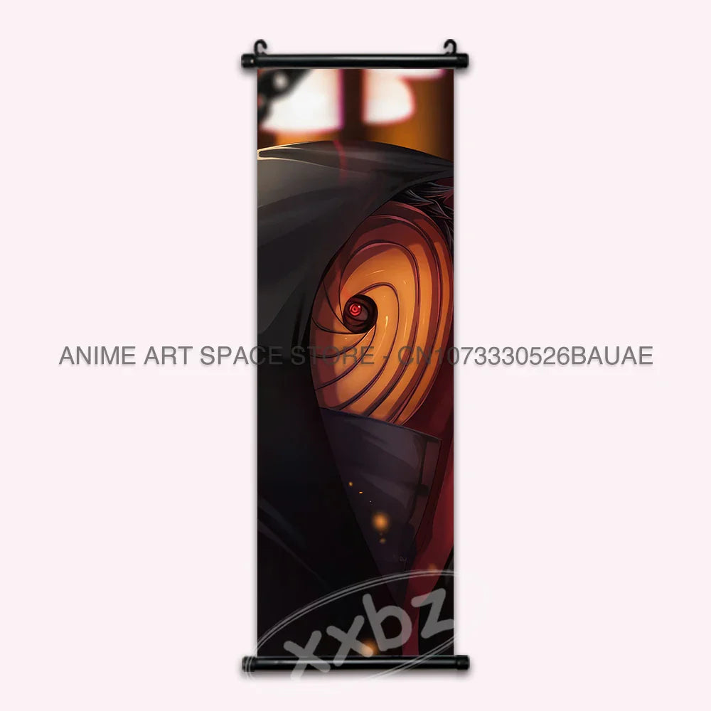 Uchiha Itachi Hanging Canvas – Anime Poster for Home Decor