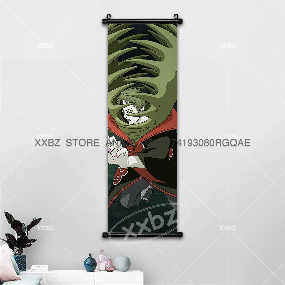Uzumaki Naruto Scrolls Pictures Uchiha Sasuke Decorative Hanging Painting