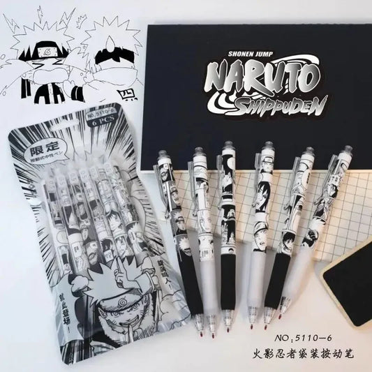 Naruto 6Pcs/set Gel Pen