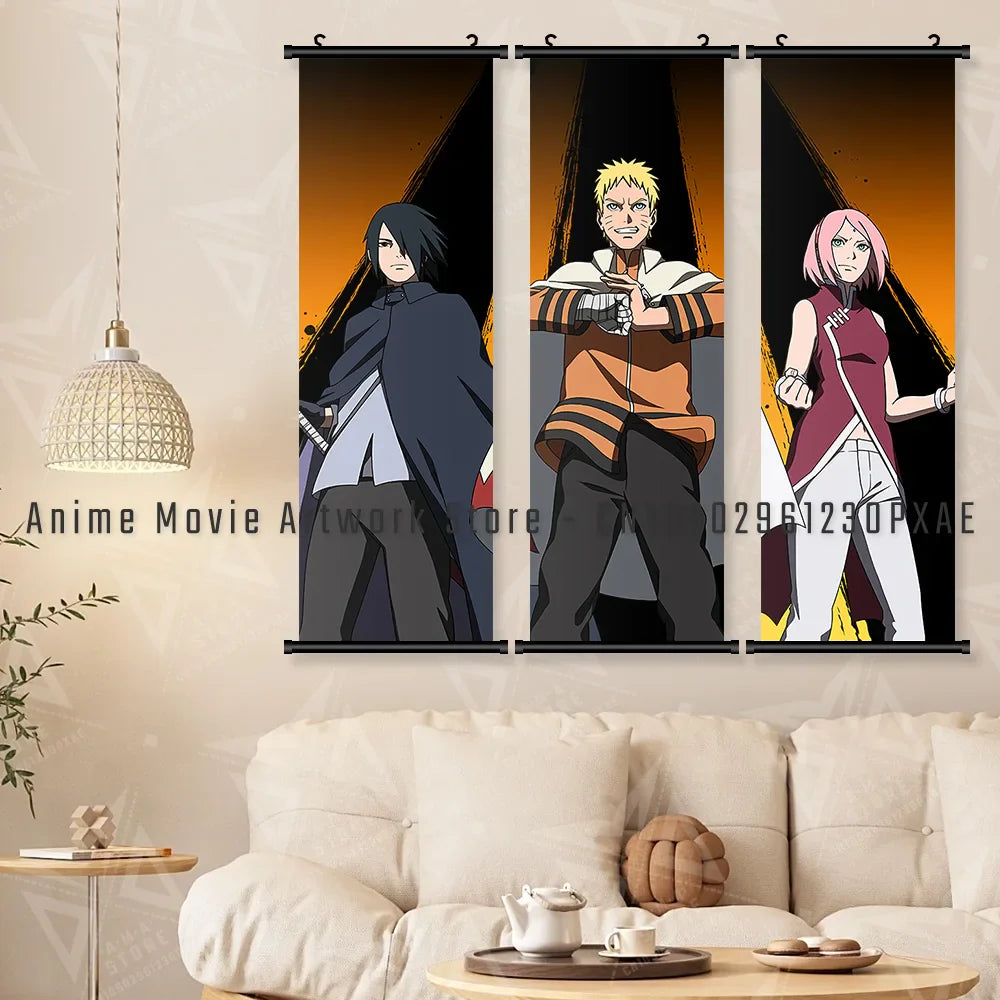 Haruno Sakura Canvas Scrolls – HD Anime Poster for Home Decor