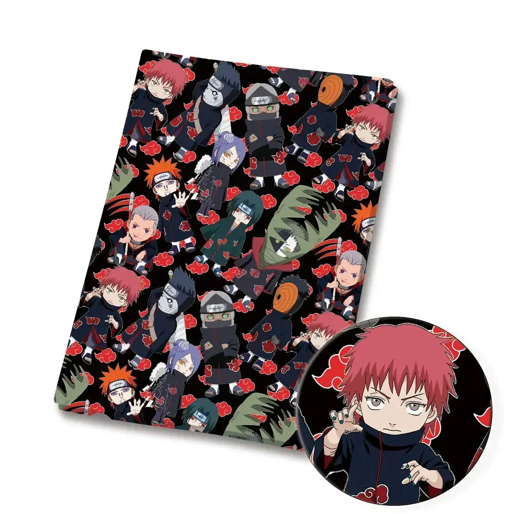 Naruto Anime Peripherals Fabric – Perfect for DIY Sewing and Quilting Projects
