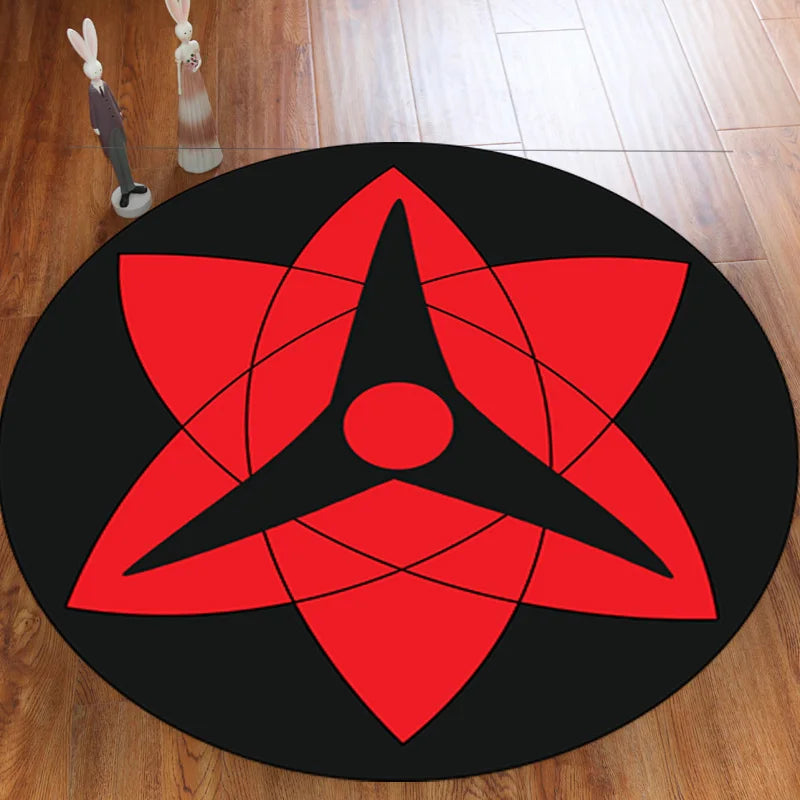 MINISO Uchiha Clan Symbol Circular Rug