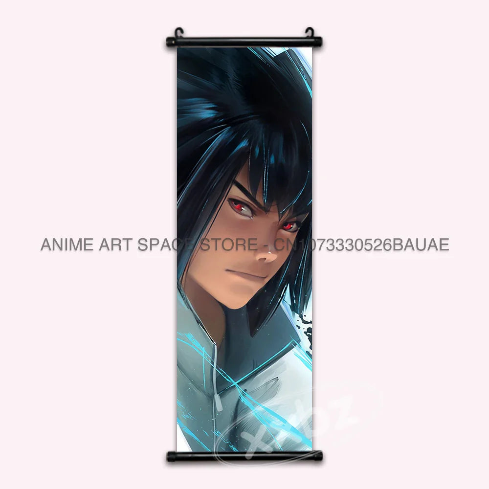 Naruto Hanging Paintings: Gaara, Obito Uchiha, Rock Lee, Kakashi, and Pain