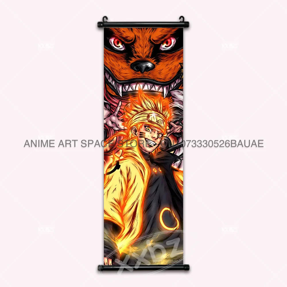 Uchiha Itachi Hanging Canvas – Anime Poster for Home Decor