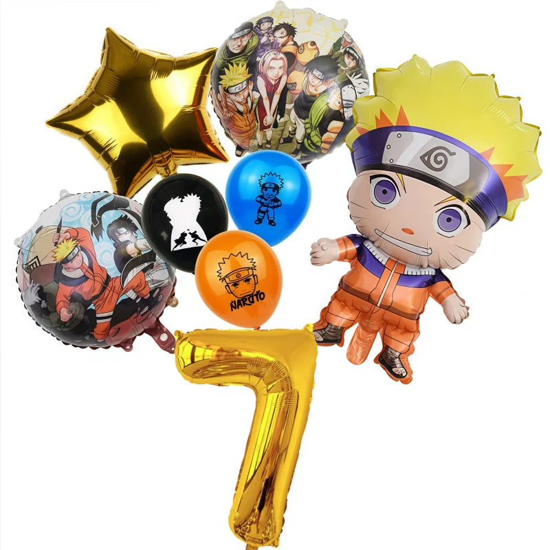 1SET Anime Narutoed Theme Boy Favors DIY Birthday Festival Gift