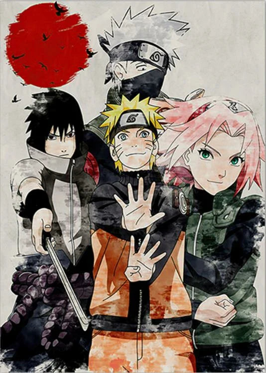 Japanese Anime Naruto Cross Stitch Diamond Painting