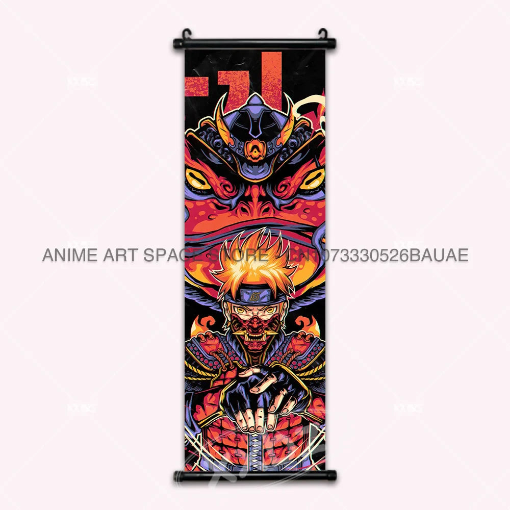 Uchiha Itachi Hanging Canvas – Anime Poster for Home Decor