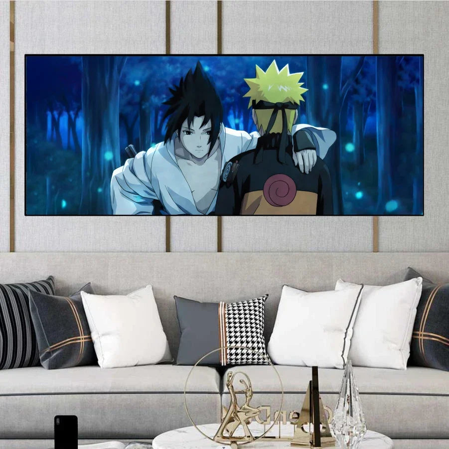 Naruto Family Portrait Decoration Painting – Perfect for Kid's Bedrooms
