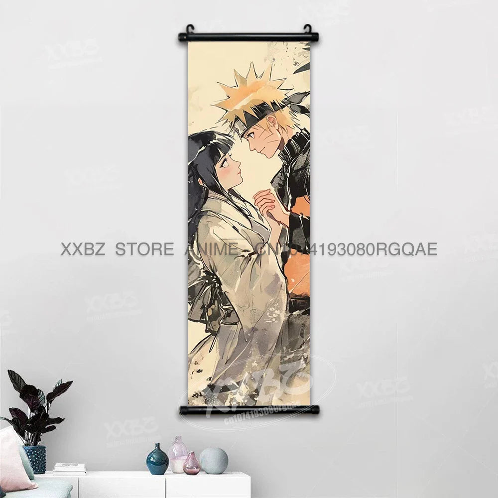 Hyuga Hinata &amp; Uchiha Itachi Anime Canvas Wall Art for Home Decoration