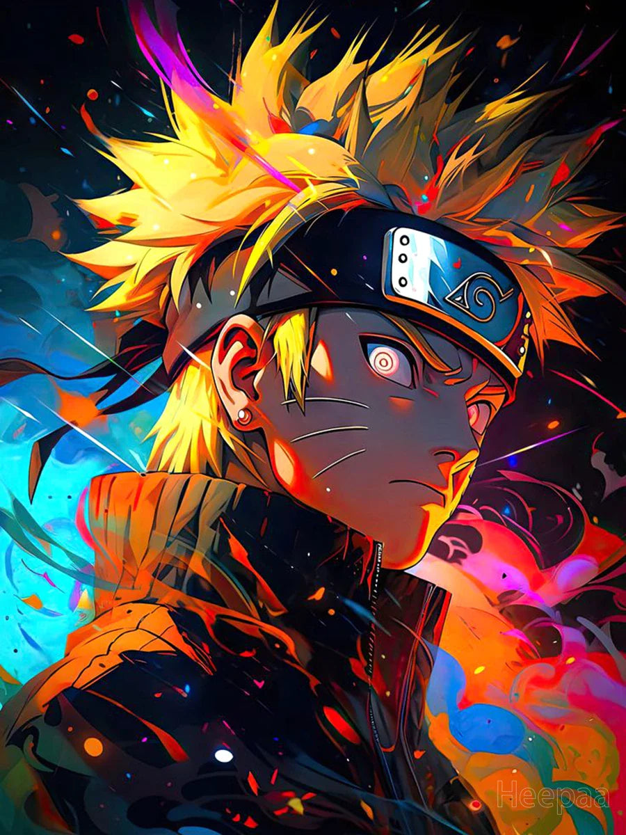 MINISO Naruto Uzumaki &amp; Sasuke Uchiha 5D DIY Diamond Painting Kits