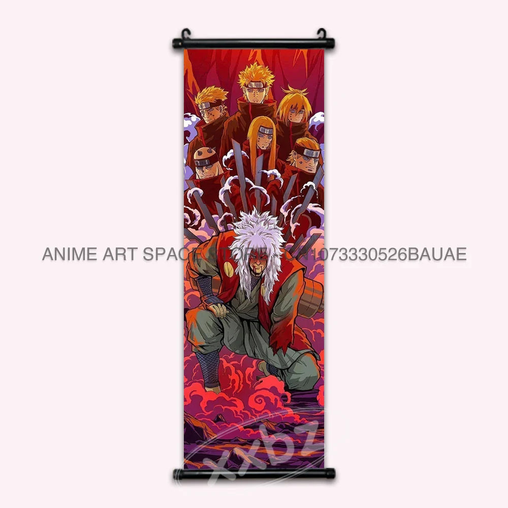 Uchiha Itachi Hanging Canvas – Anime Poster for Home Decor