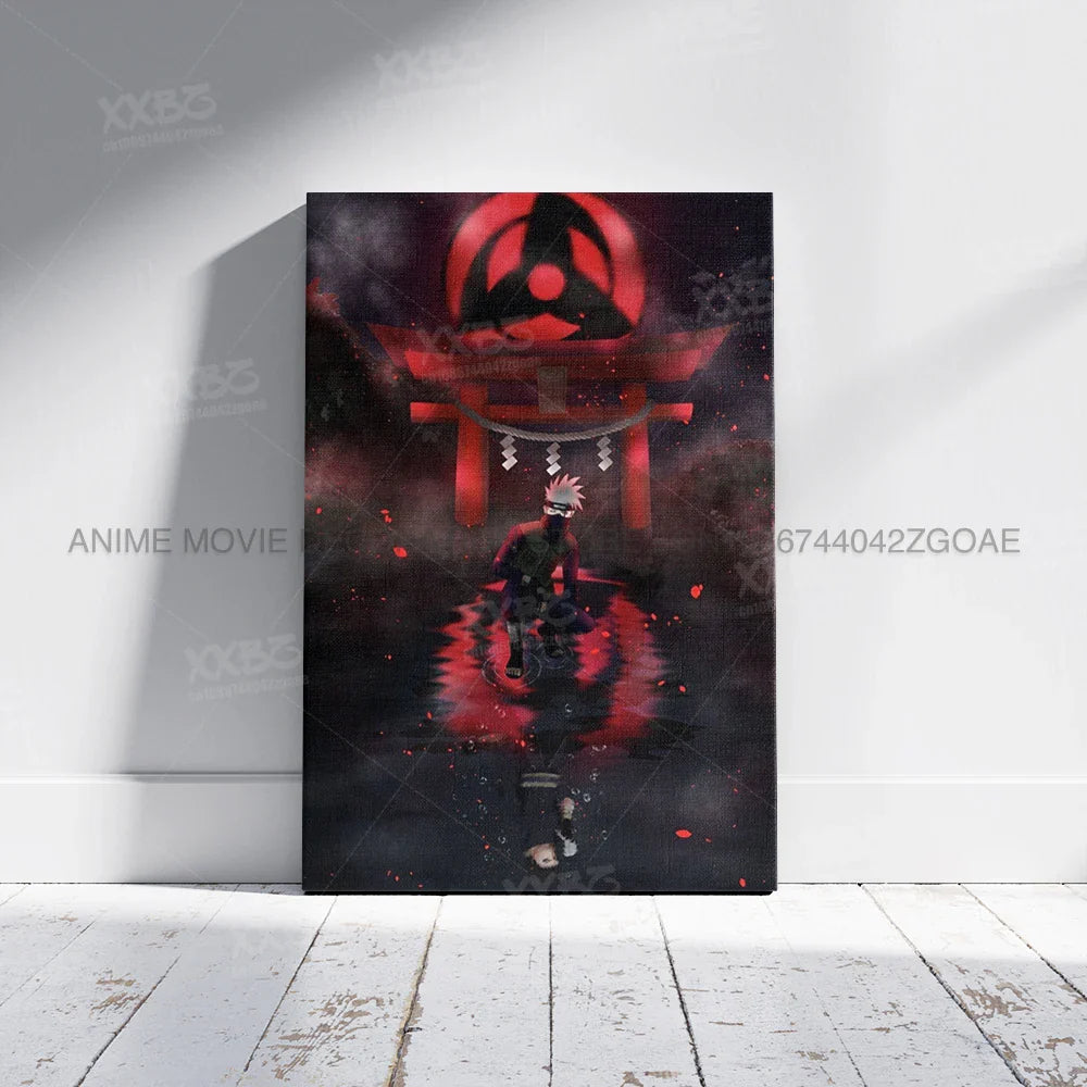 Uzumaki Naruto Home Decor – Uchiha Itachi, Madara &amp; Jiraiya Canvas Wall Art