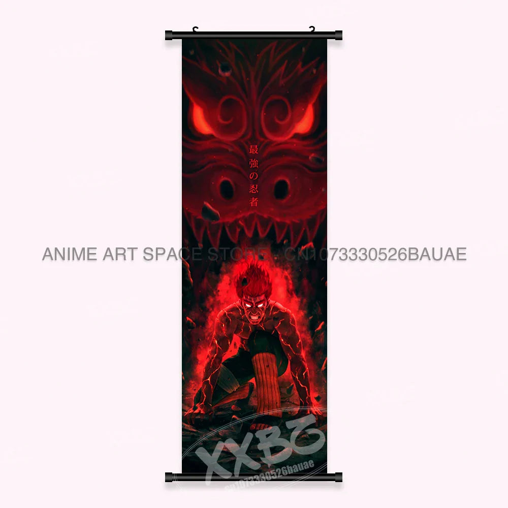 Japanese Anime Naruto Wall Artwork Canvas Scrolls - Uchiha Sasuke Print
