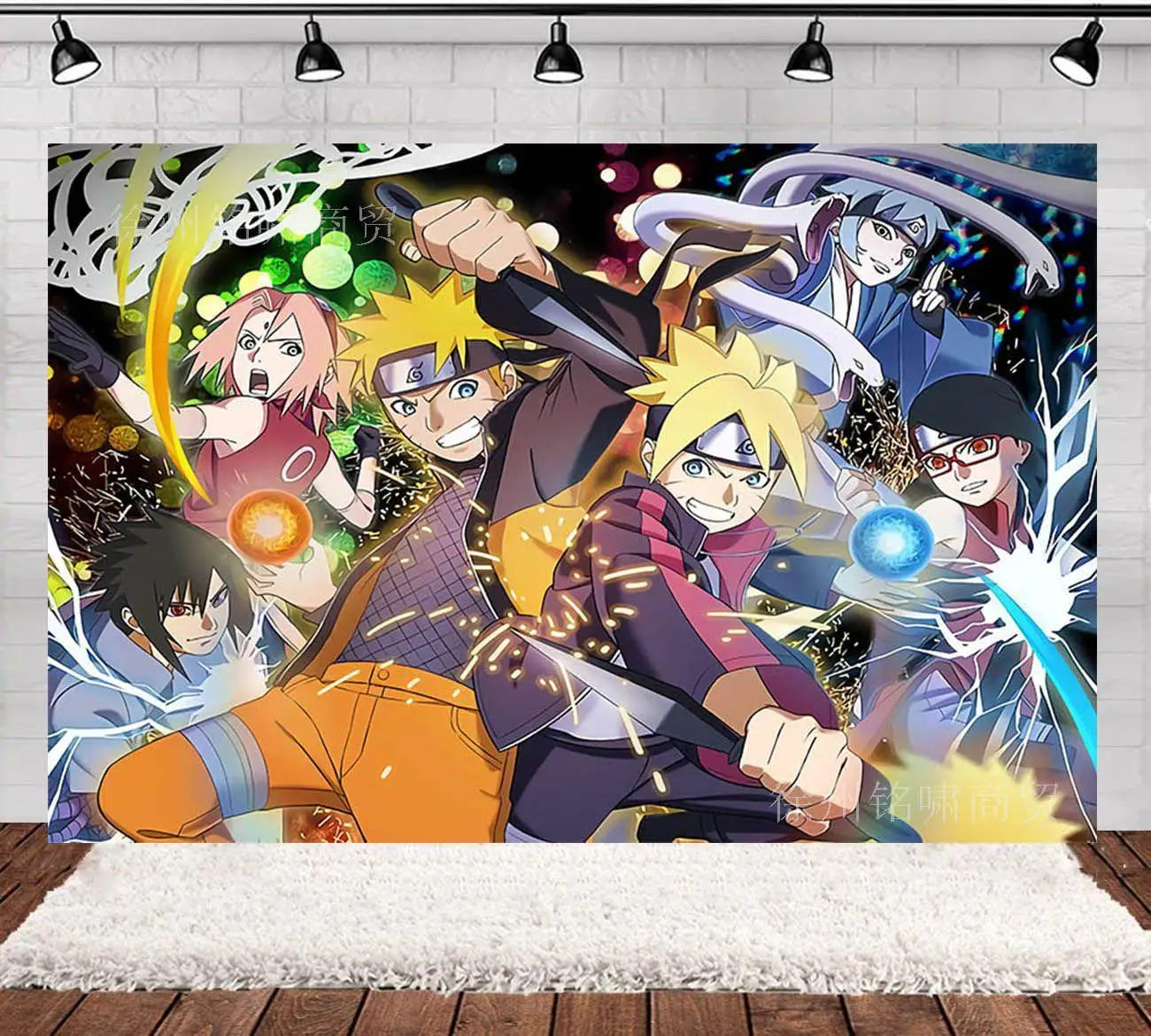 1SET Anime Narutoed Theme Boy Favors DIY Birthday Festival Gift