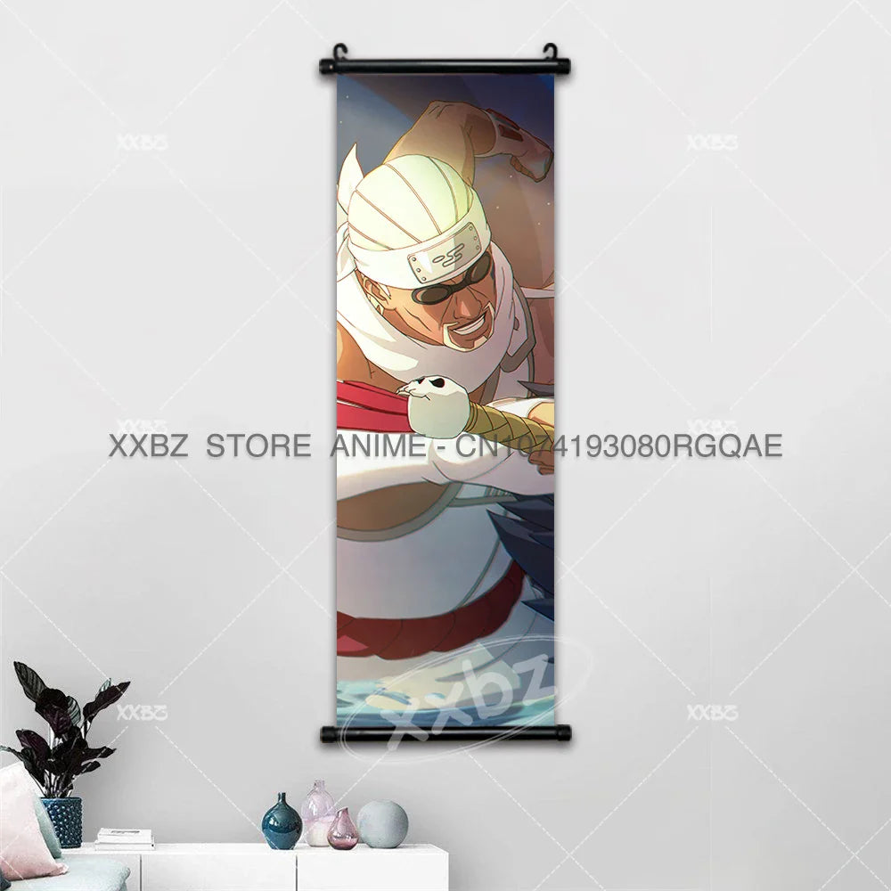 Uzumaki Naruto Scrolls Pictures Uchiha Sasuke Decorative Hanging Painting