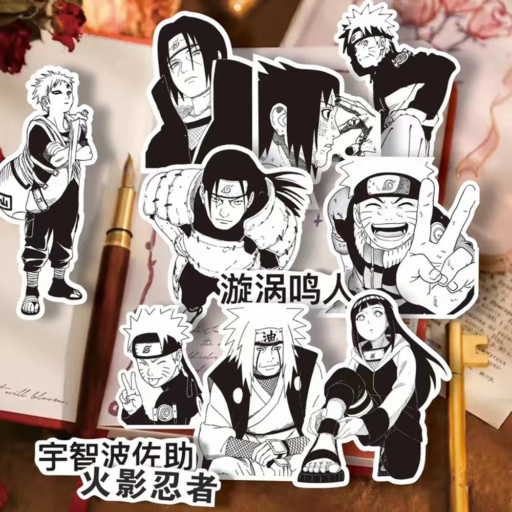 10/30/65pcs Anime NARUTO Cartoon Stickers