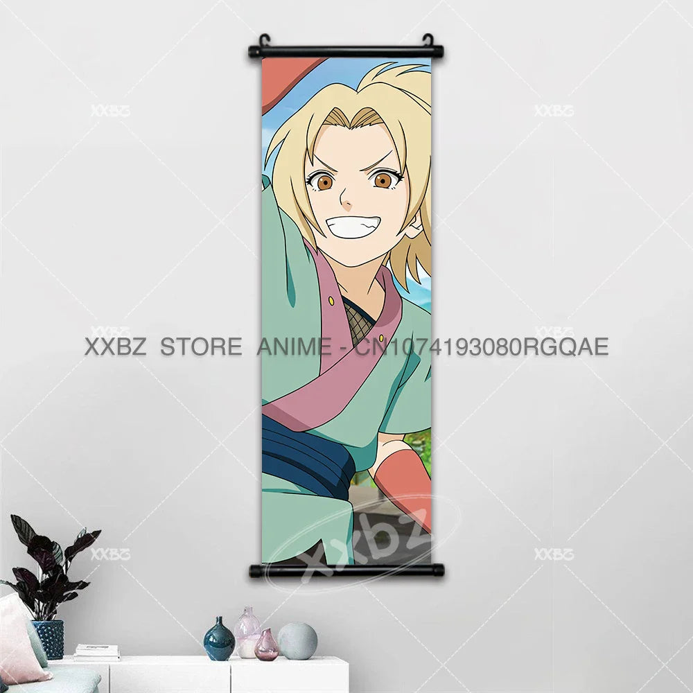 Uzumaki Naruto Scrolls Pictures Uchiha Sasuke Decorative Hanging Painting