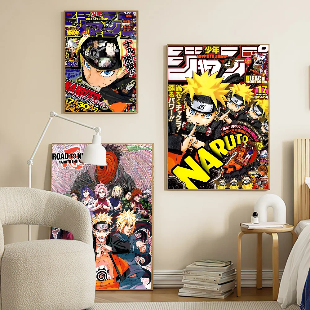 Anime N-Naruto Whitepaper Poster