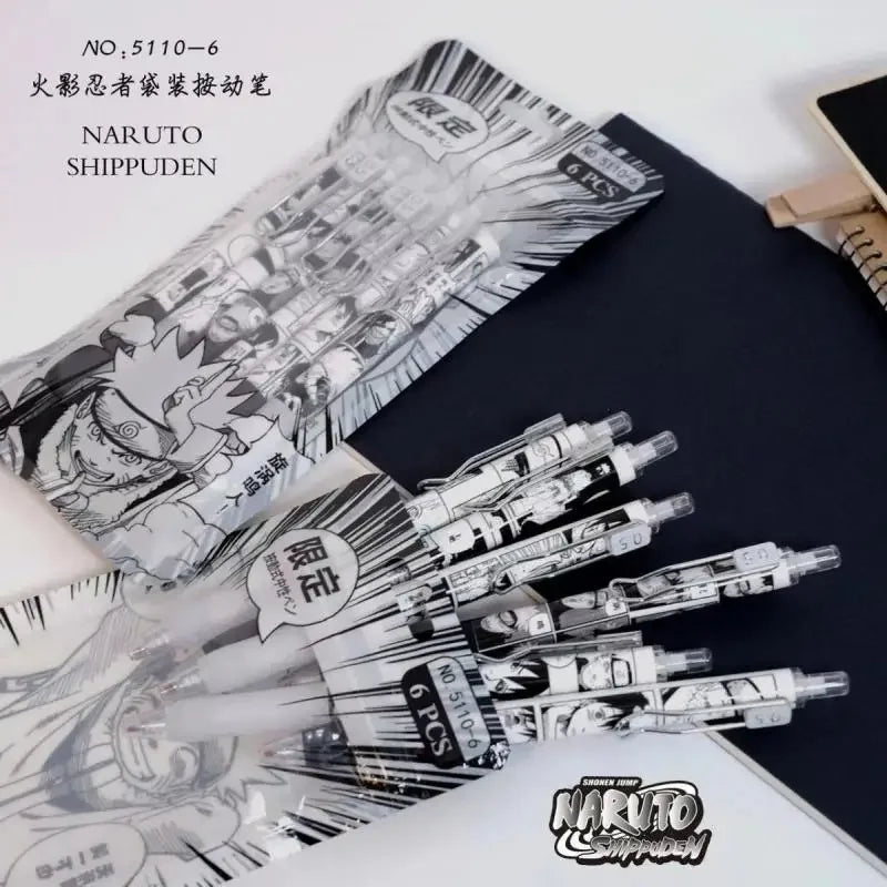 Naruto 6Pcs/set Gel Pen