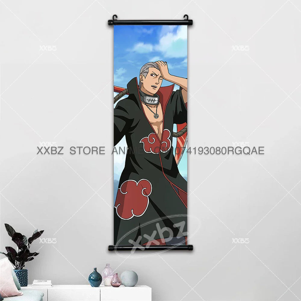 Uzumaki Naruto Scrolls Pictures Uchiha Sasuke Decorative Hanging Painting