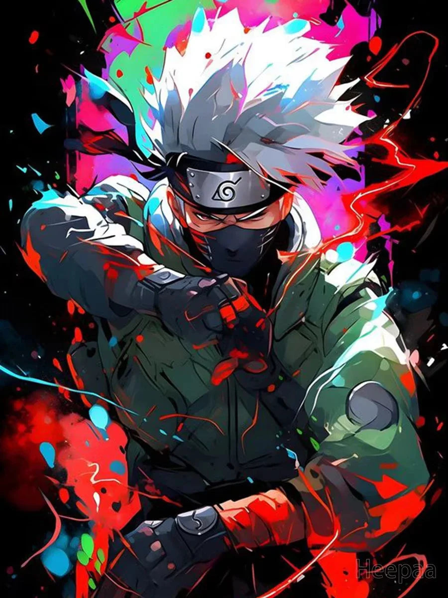 MINISO Naruto Uzumaki &amp; Sasuke Uchiha 5D DIY Diamond Painting Kits