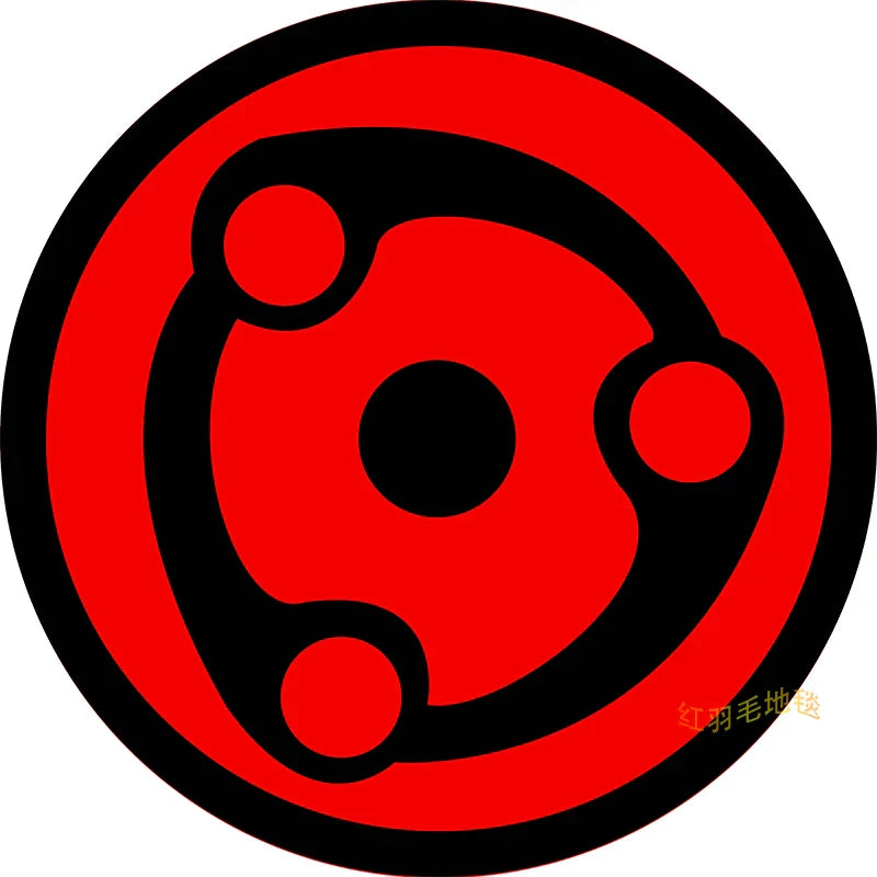 MINISO Uchiha Clan Symbol Circular Rug