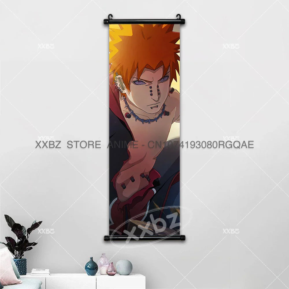 Uzumaki Naruto Scrolls Pictures Uchiha Sasuke Decorative Hanging Painting
