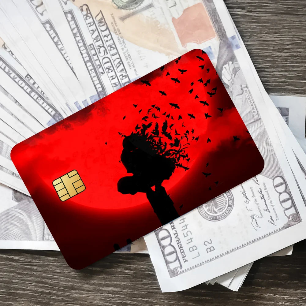 Uchiha Itachi Film Skin Cover Credit Card Stickers