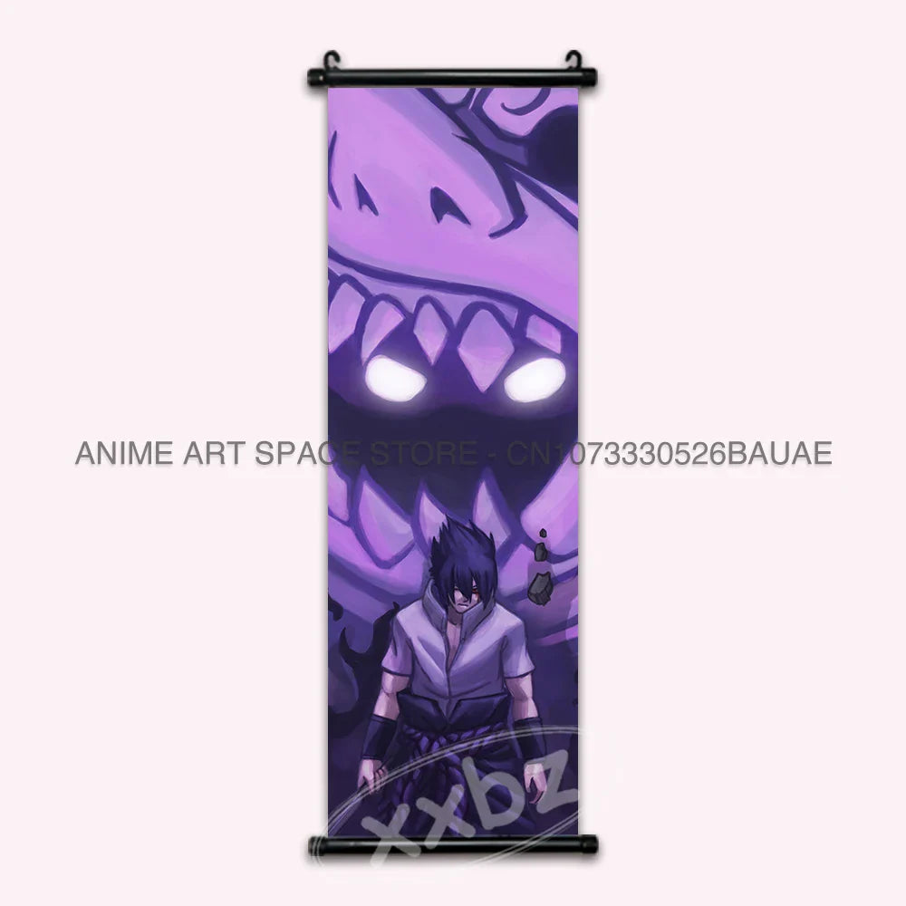Uchiha Itachi Hanging Canvas – Anime Poster for Home Decor