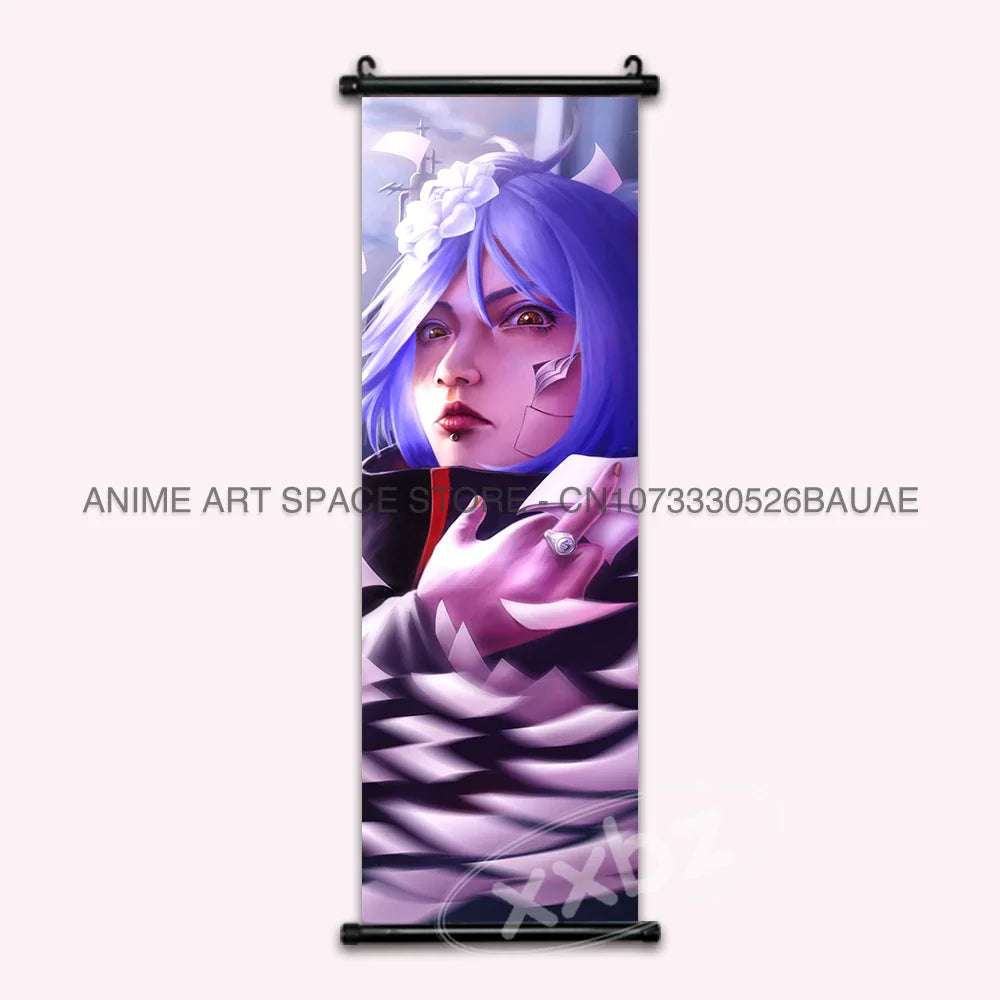 Naruto Hanging Paintings: Gaara, Obito Uchiha, Rock Lee, Kakashi, and Pain