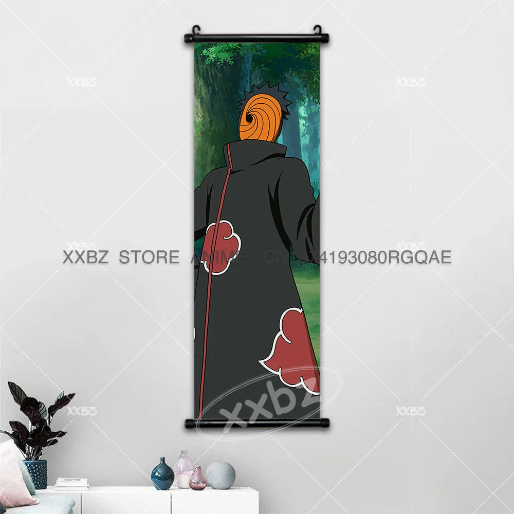 Uzumaki Naruto Scrolls Pictures Uchiha Sasuke Decorative Hanging Painting