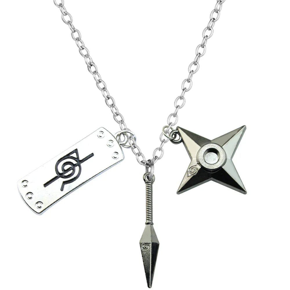 Uchiha Itachi Necklace – Cosplay 3 Loops Choker for Fans and Collectors