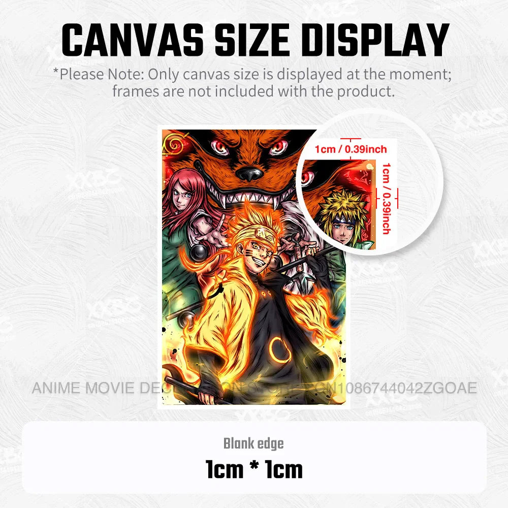 Uzumaki Naruto Home Decor – Uchiha Itachi, Madara &amp; Jiraiya Canvas Wall Art