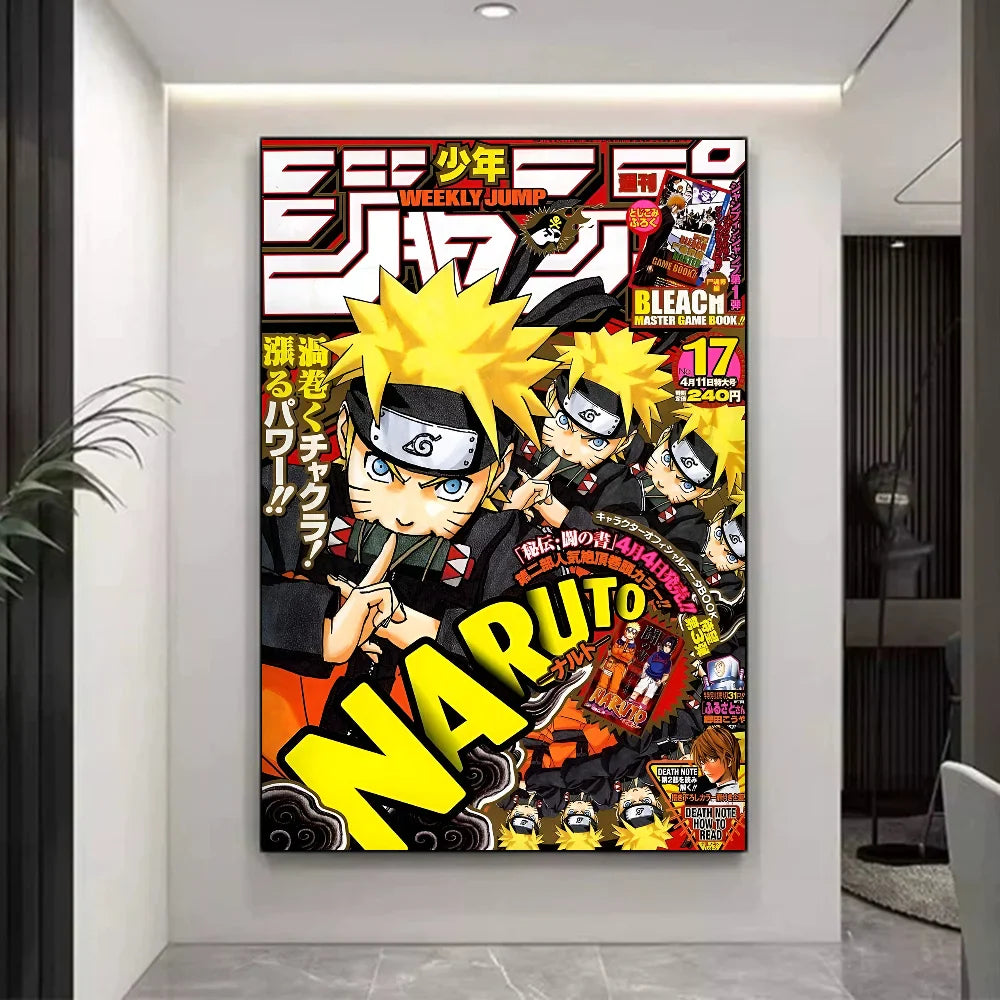 Anime N-Naruto Whitepaper Poster