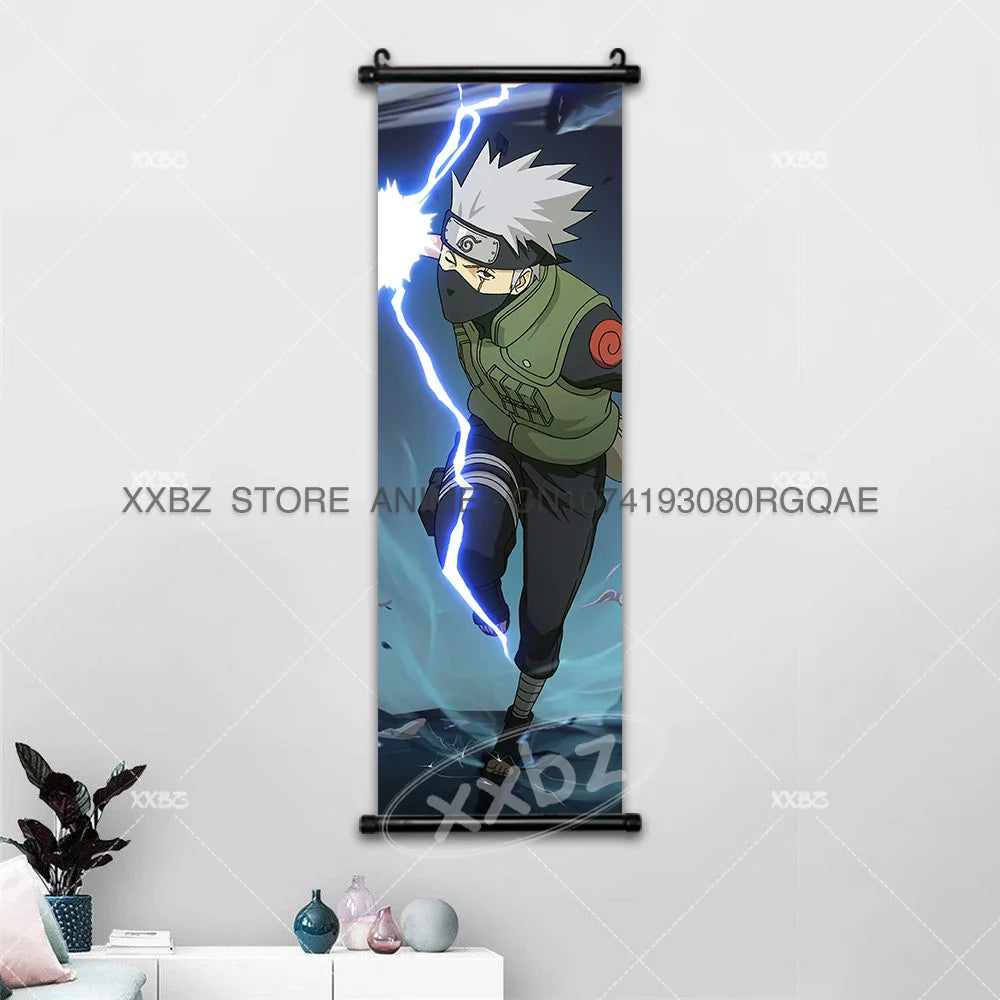 Uzumaki Naruto Scrolls Pictures Uchiha Sasuke Decorative Hanging Painting