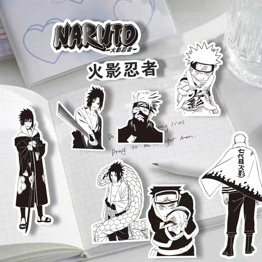 10/30/65pcs Anime NARUTO Cartoon Stickers