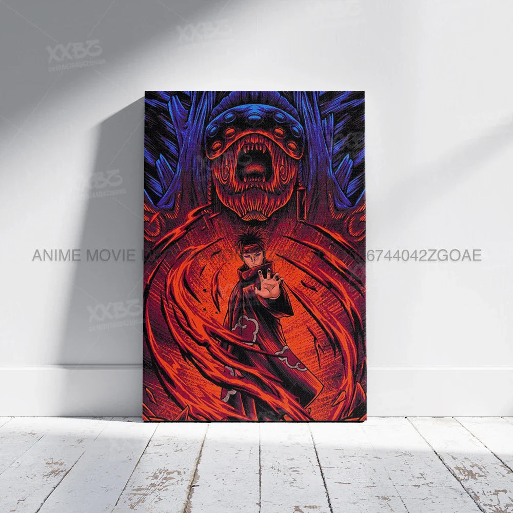Uzumaki Naruto Poster – Jiraiya & Kakashi Anime Art for Home Decor