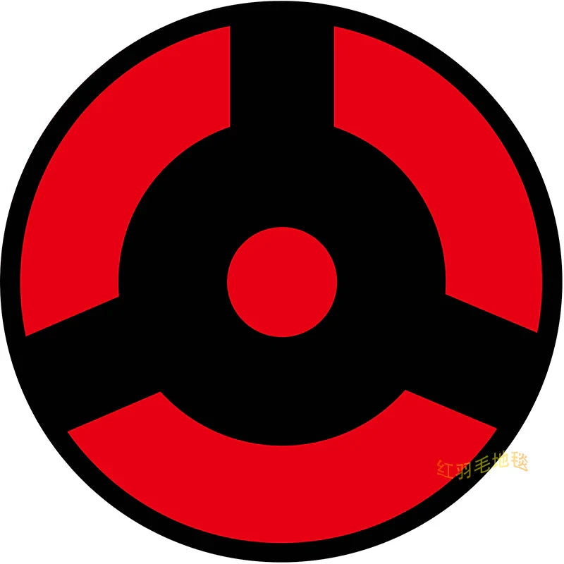 MINISO Uchiha Clan Symbol Circular Rug