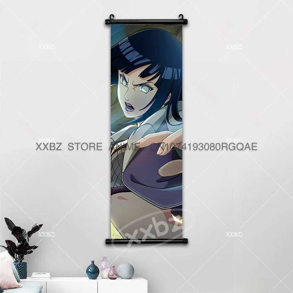 Uzumaki Naruto Scrolls Pictures Uchiha Sasuke Decorative Hanging Painting