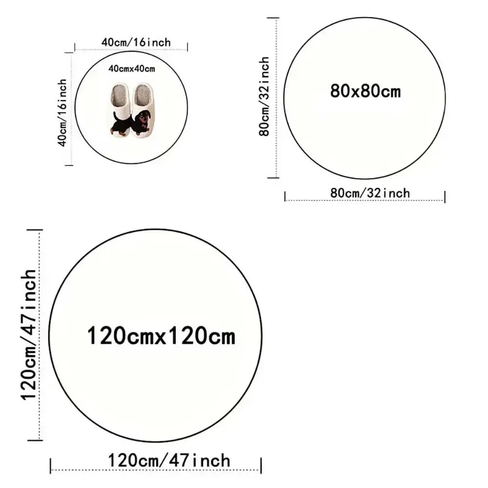 MINISO Uchiha Clan Symbol Circular Rug