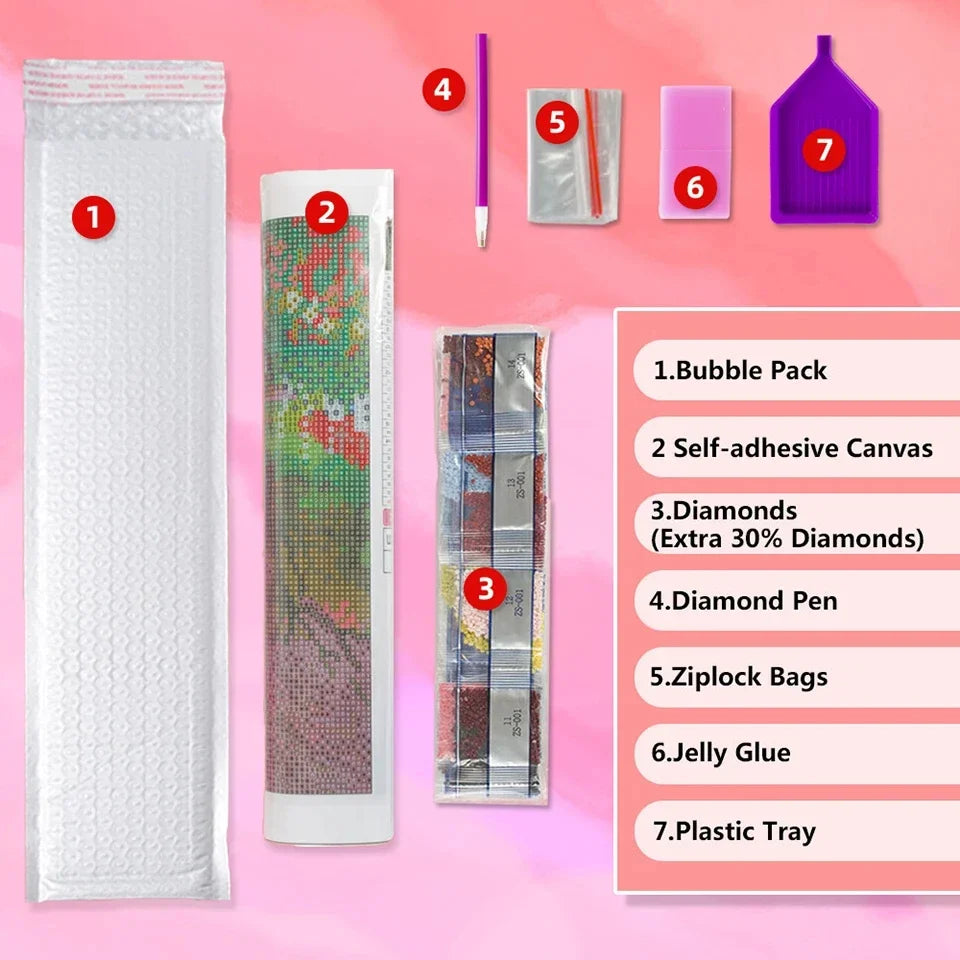 Handmade DIY Japanese Anime Diamond Painting Kit