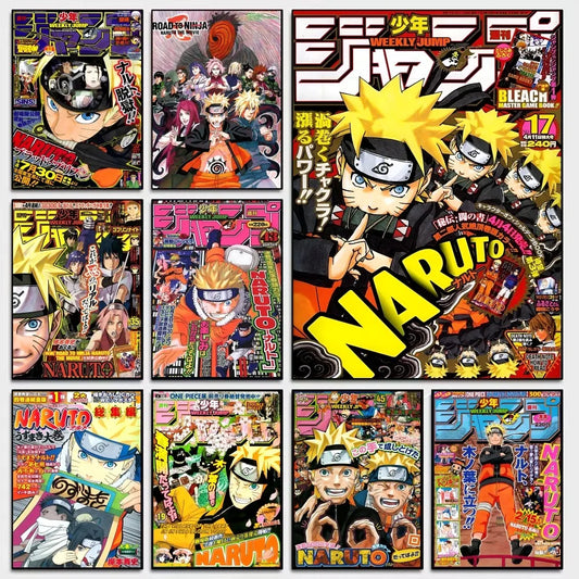 Anime N-Naruto Whitepaper Poster