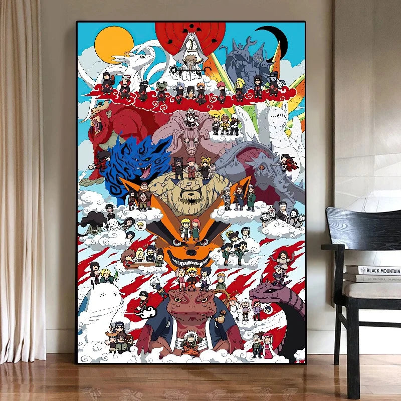NARUTO Japan Anime Character Canvas Painting