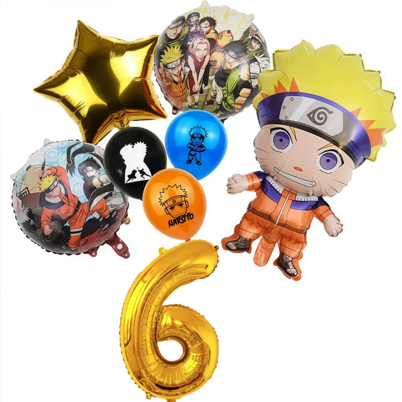 1SET Anime Narutoed Theme Boy Favors DIY Birthday Festival Gift