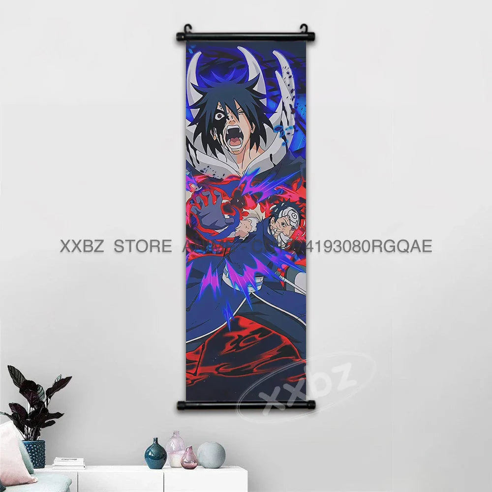 Naruto Scrolls Picture Anime Posters: Sasuke, Shikamaru, and Rock Lee