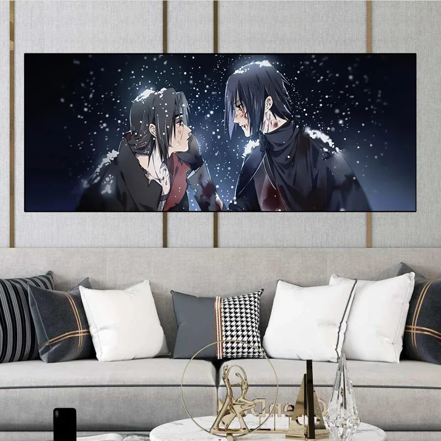 Naruto Family Portrait Decoration Painting – Perfect for Kid's Bedrooms