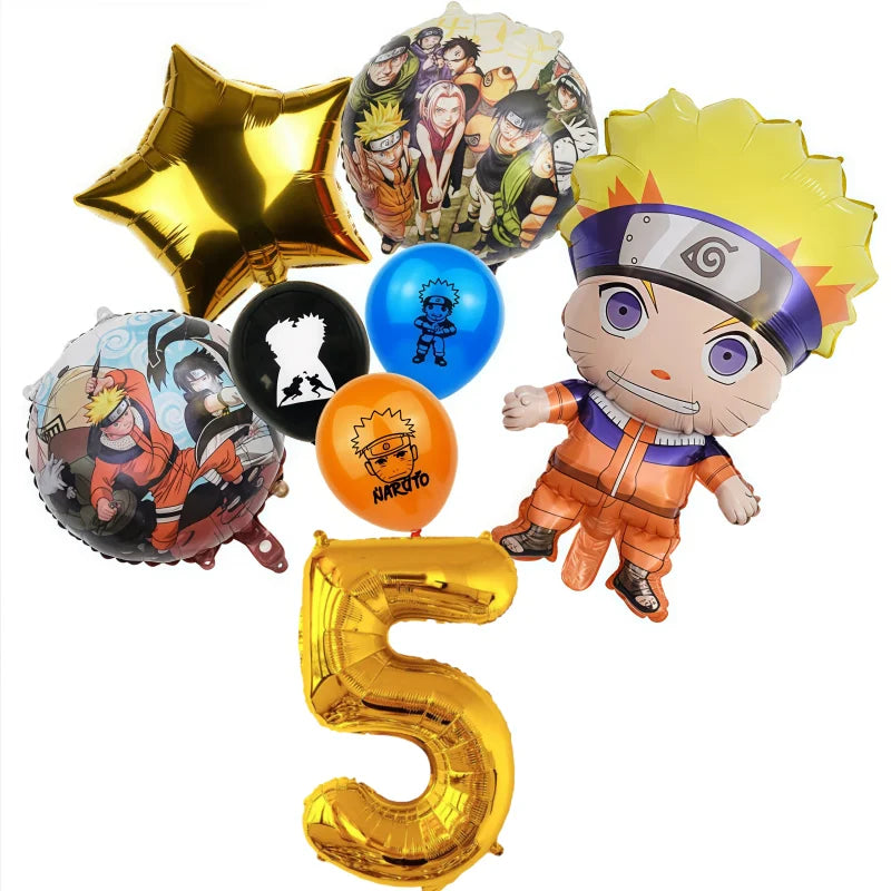 1SET Anime Narutoed Theme Boy Favors DIY Birthday Festival Gift