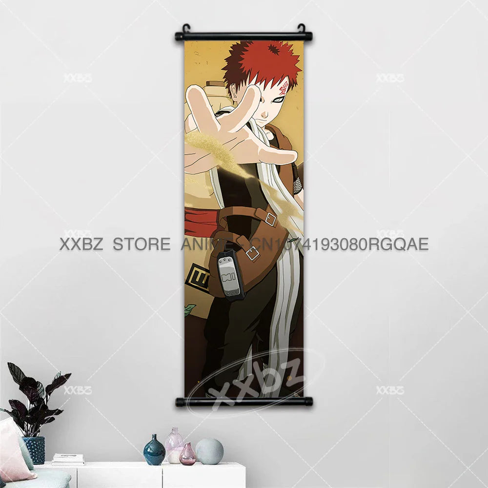Uzumaki Naruto Scrolls Pictures Uchiha Sasuke Decorative Hanging Painting
